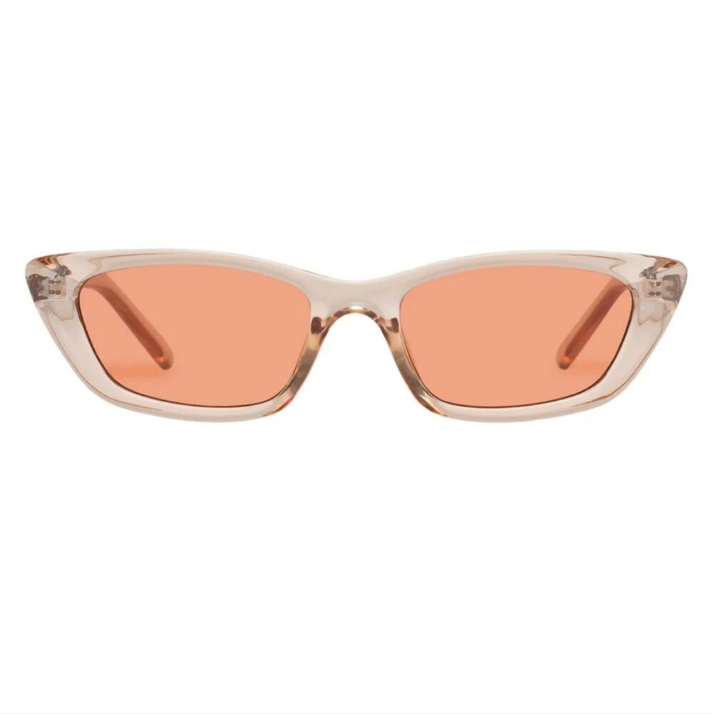 AIRE Titania Sunglasses Champagne Pink Tint Cat Eye NWT Revolve Small Fit